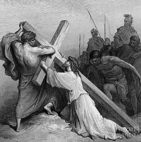 jesus-falling-beneath-the-cross-by-gustave-dore-engraved-gustave-dore